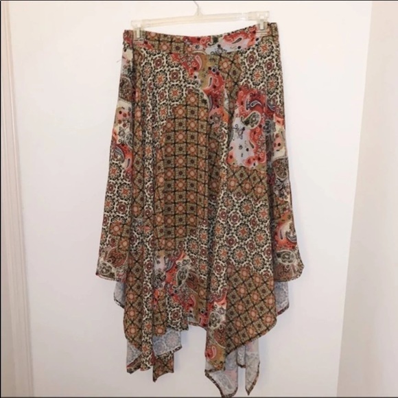 NWT Free People Stay Awhile Handkerchief Skirt - Picture 5 of 7